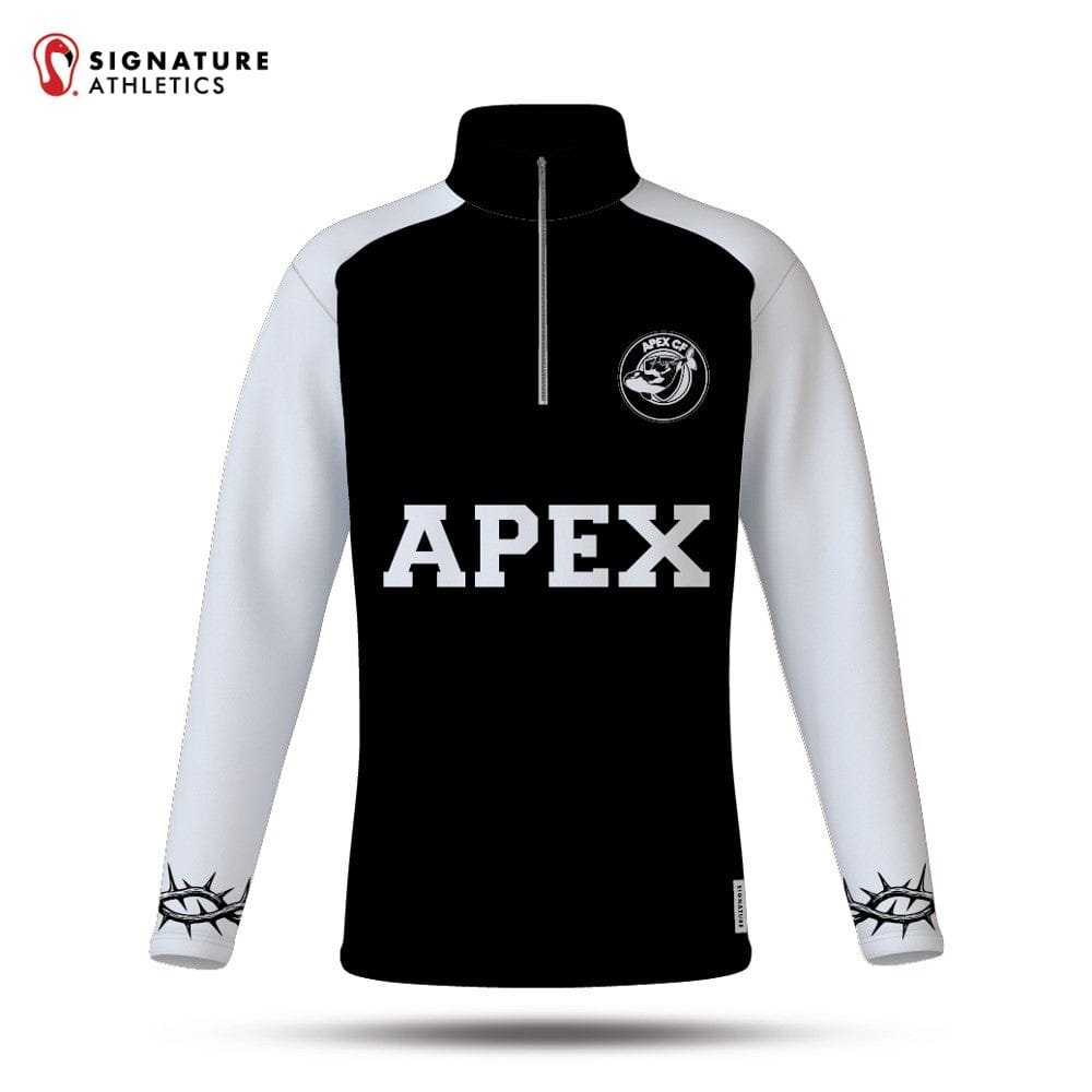 Apex CF Black & White Quarter Zip Signature Lacrosse