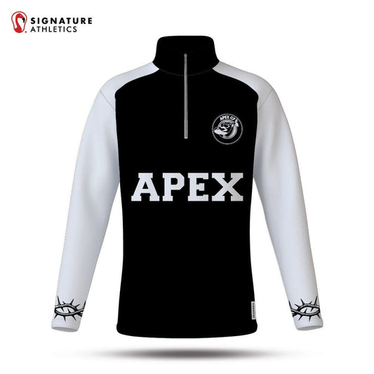 Apex CF Black & White Quarter Zip Signature Lacrosse