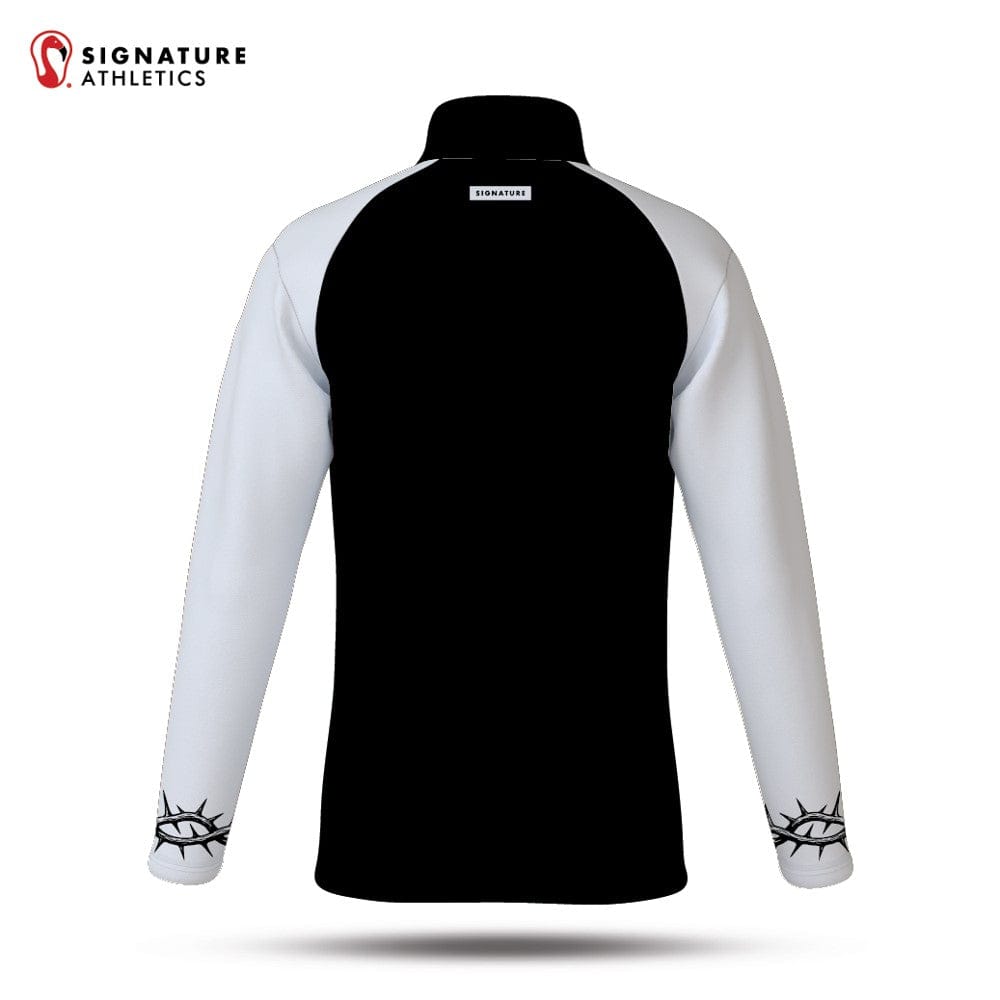 Apex CF Black & White Quarter Zip Signature Lacrosse