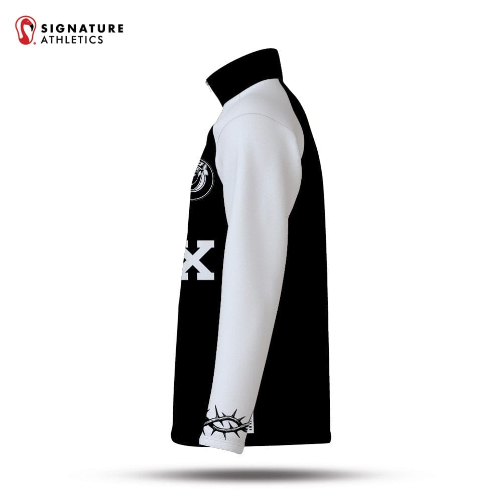 Apex CF Black & White Quarter Zip Signature Lacrosse