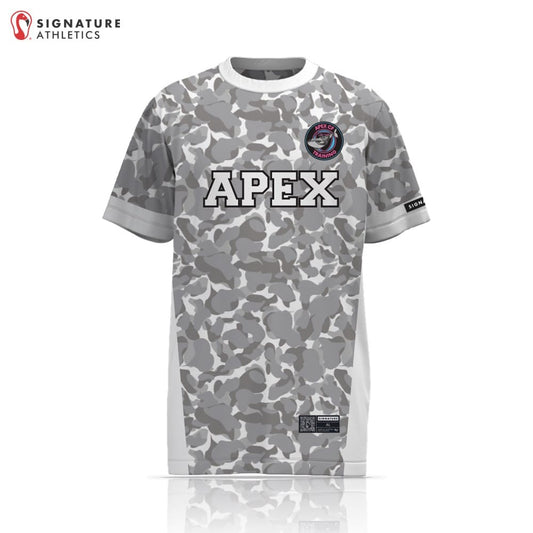 Apex CF Grey Men's Tech Tee Short Sleeve Grey: Apex CF Signature Lacrosse
