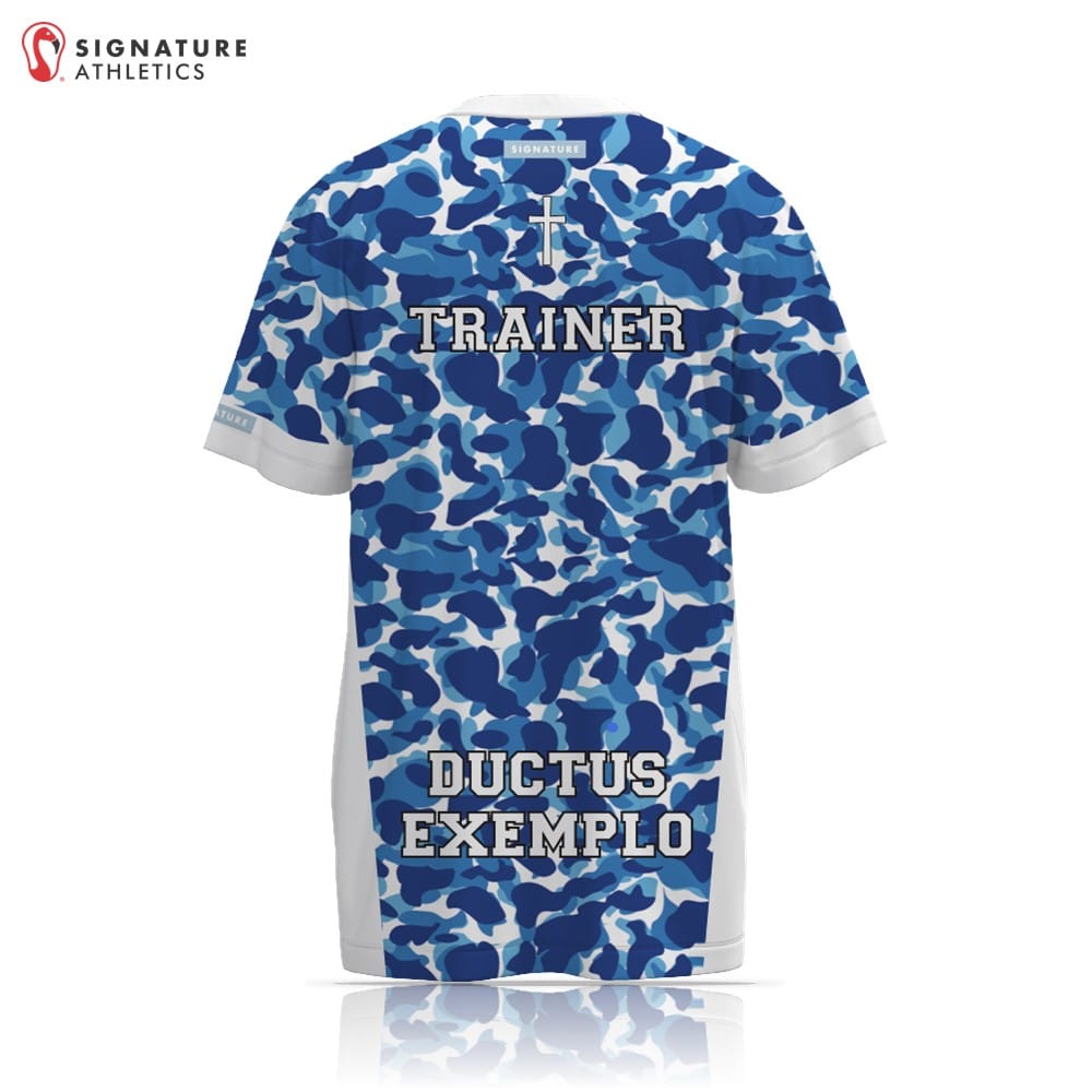 Apex CF Men's Short Sleeve Tech Tee Blue Signature Lacrosse