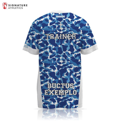 Apex CF Men's Short Sleeve Tech Tee Blue Signature Lacrosse