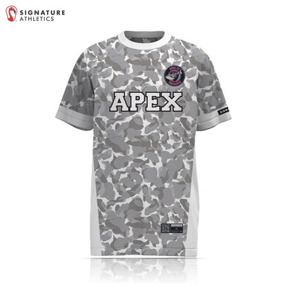 Apex CF Men's Short Sleeve Tech Tee Grey Signature Lacrosse