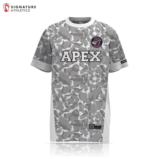 Apex CF Men's Short Sleeve Tech Tee Grey: Apex CF Signature Lacrosse