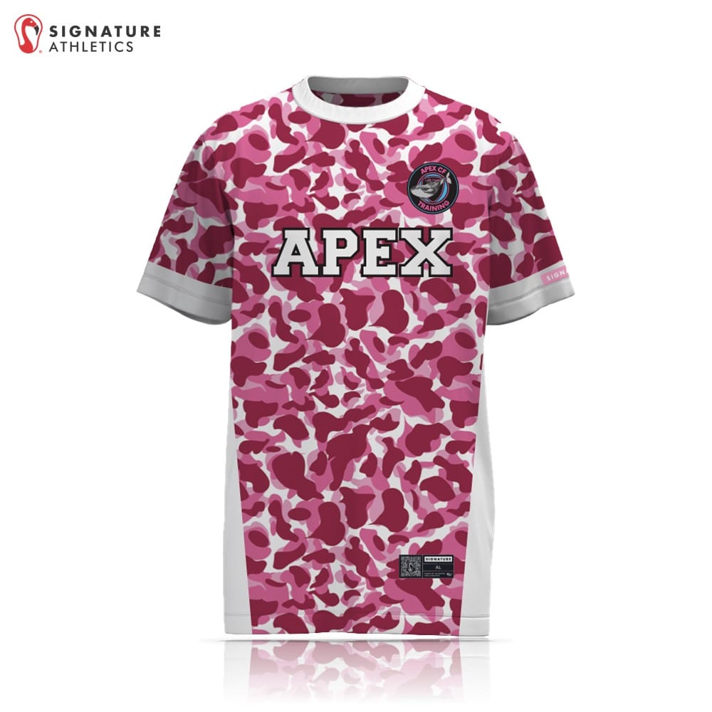 Apex CF Men's Short Sleeve Tech Tee Pink Signature Lacrosse