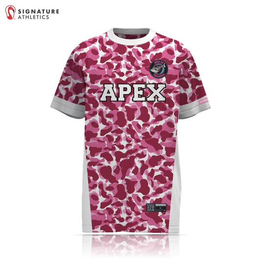 Apex CF Men's Short Sleeve Tech Tee Pink: Apex CF Signature Lacrosse