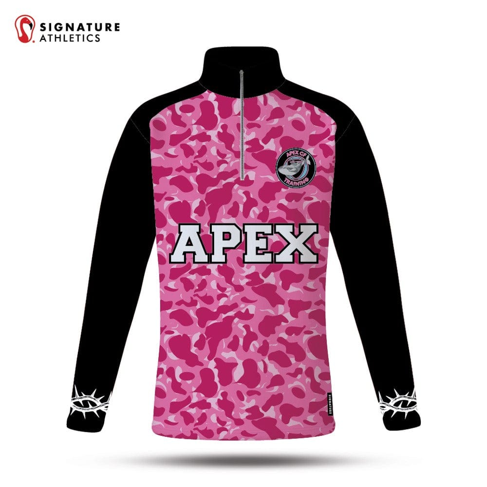 Apex CF Pink Camo Quarter Zip Signature Lacrosse
