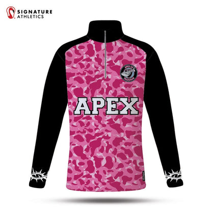 Apex CF Pink Camo Quarter Zip Signature Lacrosse