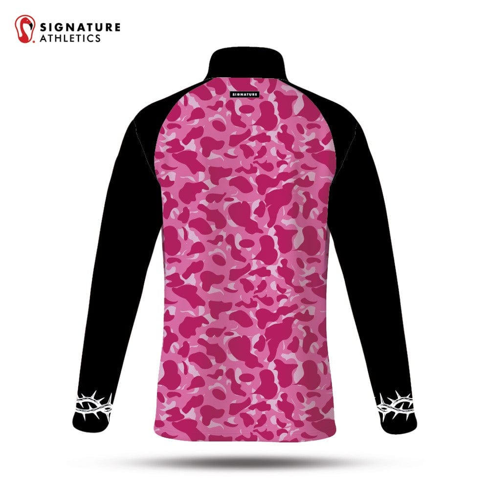 Apex CF Pink Camo Quarter Zip Signature Lacrosse