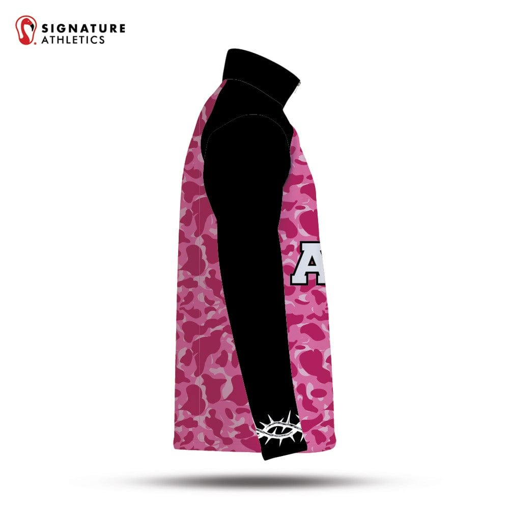 Apex CF Pink Camo Quarter Zip Signature Lacrosse