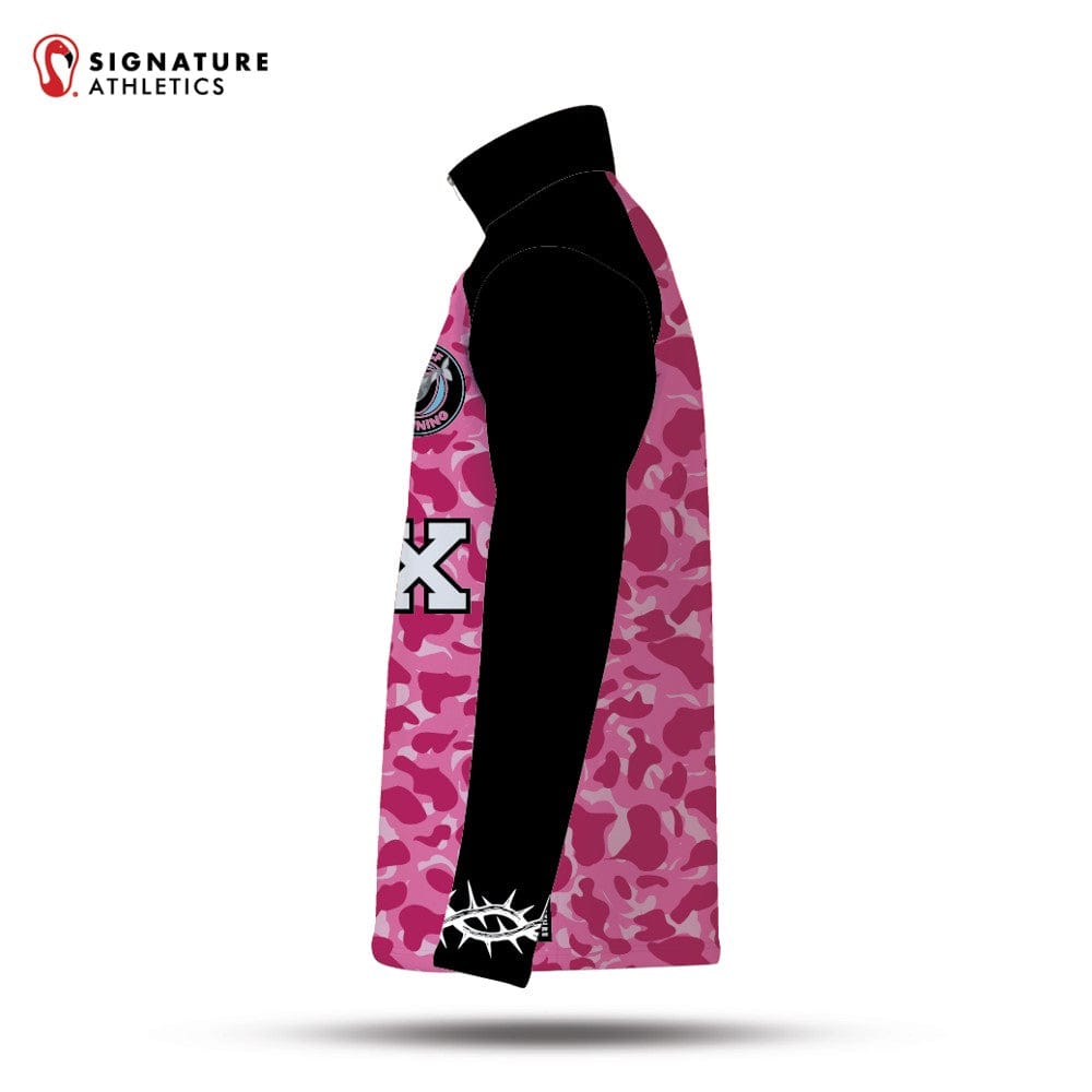 Apex CF Pink Camo Quarter Zip Signature Lacrosse