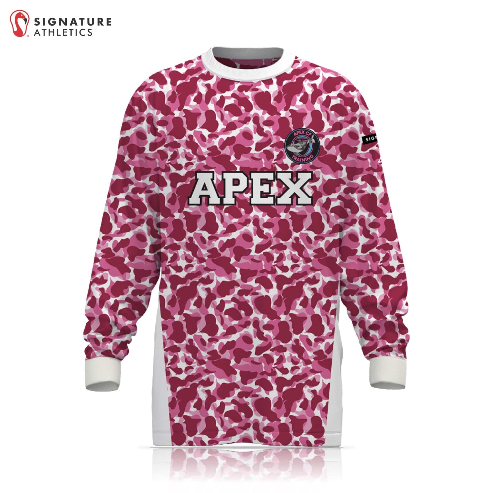 Apex CF Pink Long Sleeve Tech Tee Signature Lacrosse
