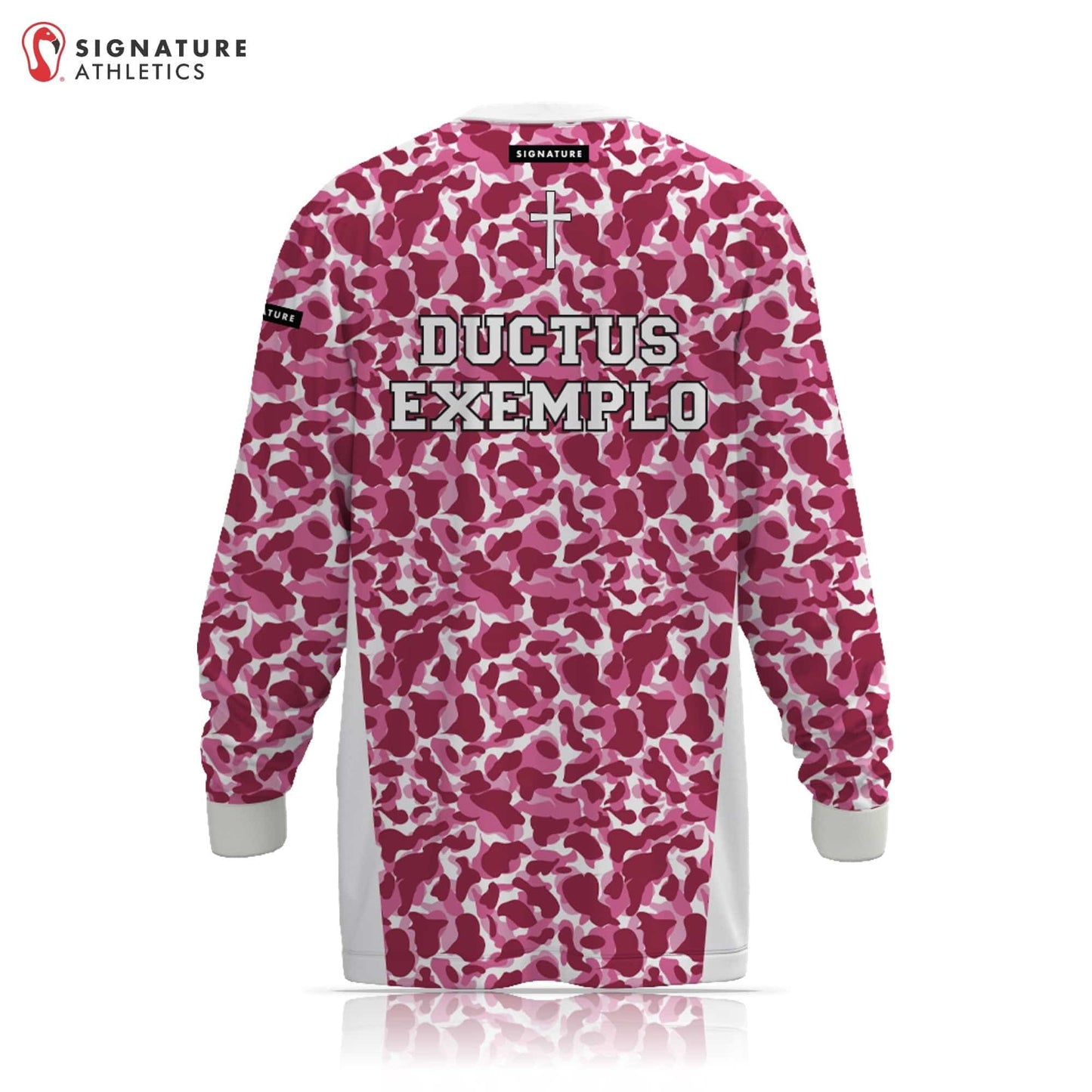 Apex CF Pink Long Sleeve Tech Tee Signature Lacrosse