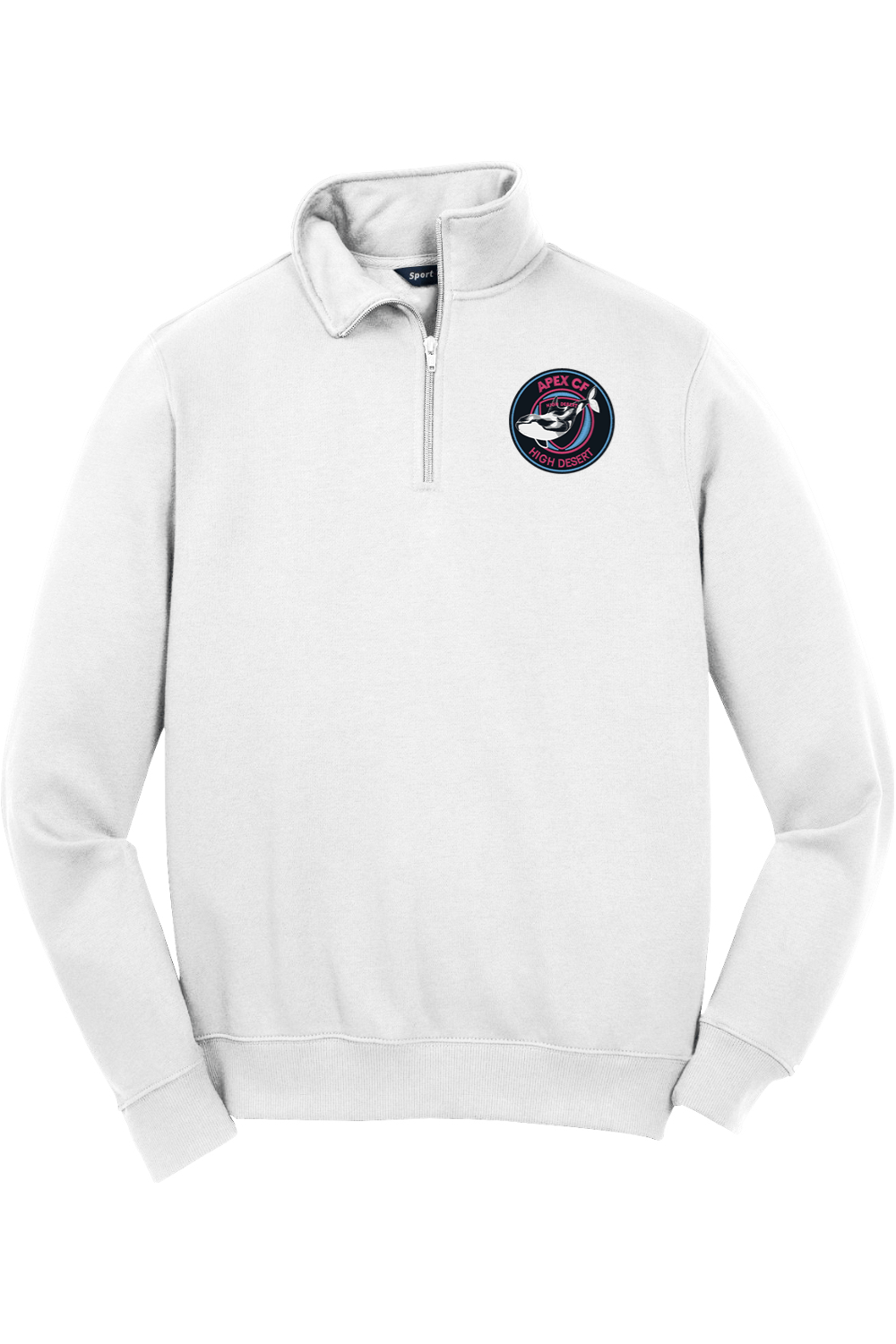 Apex CF Soccer Adult Embroidered Quarter-Zip Pullover Signature Lacrosse