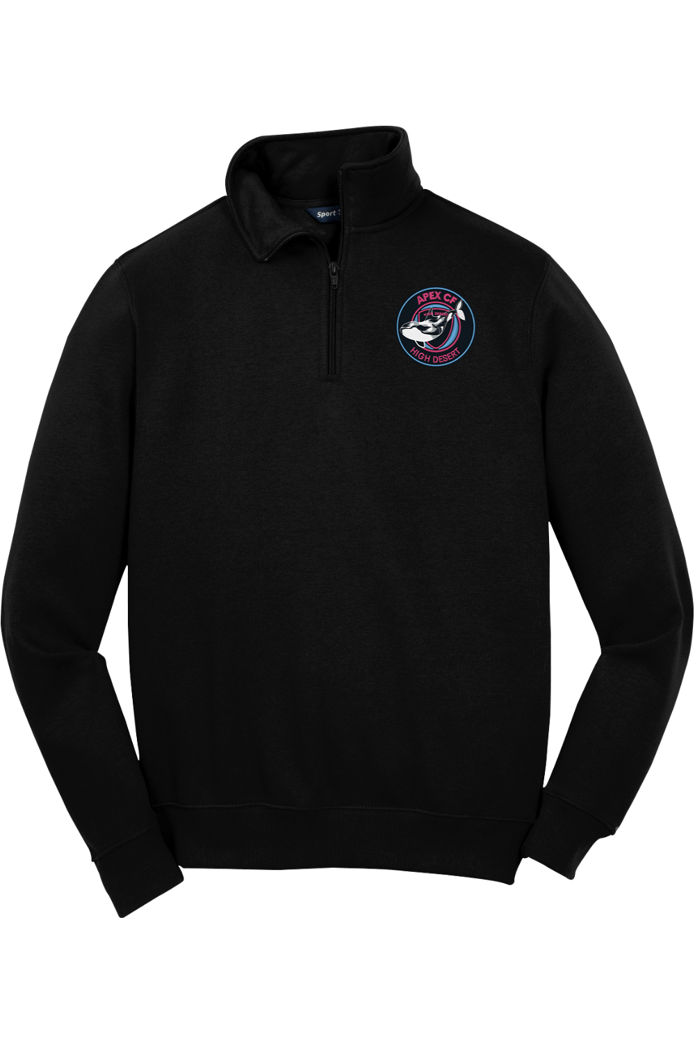 Apex CF Soccer Adult Embroidered Quarter-Zip Pullover Signature Lacrosse