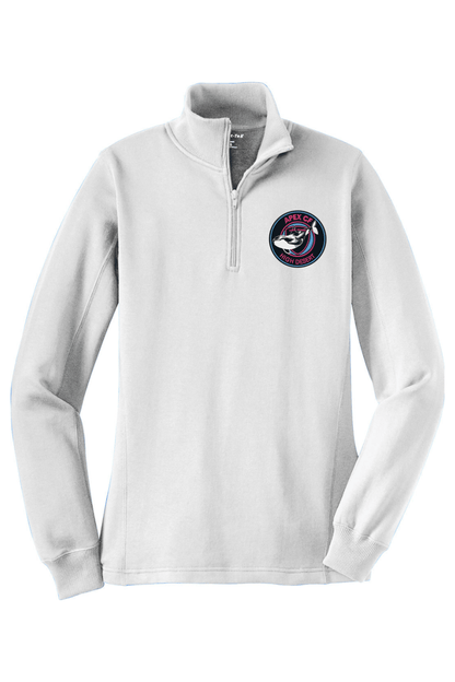 Apex CF Soccer Adult Women's Embroidered Quarter-Zip Pullover Signature Lacrosse