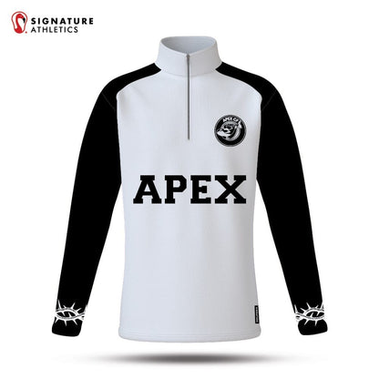 Apex CF White & Black Quarter Zip Signature Lacrosse