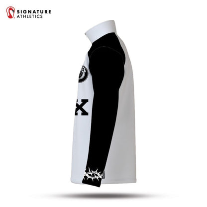 Apex CF White & Black Quarter Zip Signature Lacrosse