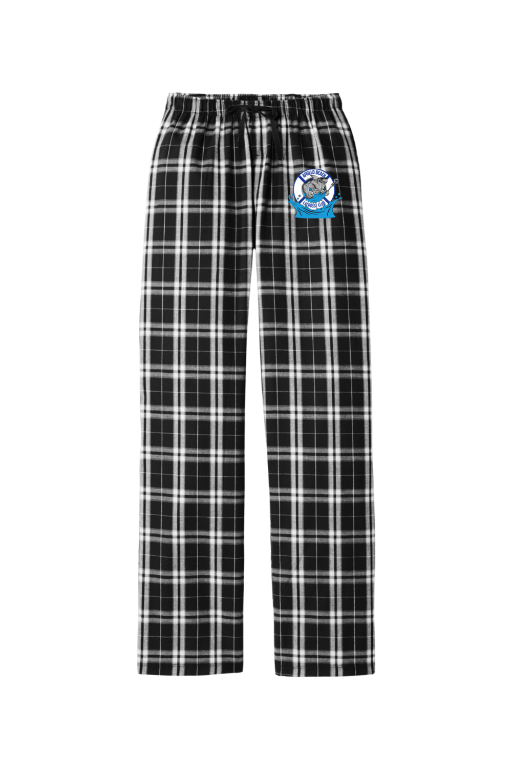 Apollo Beach Lacrosse Adult Women's Flannel Plaid Pants Signature Lacrosse