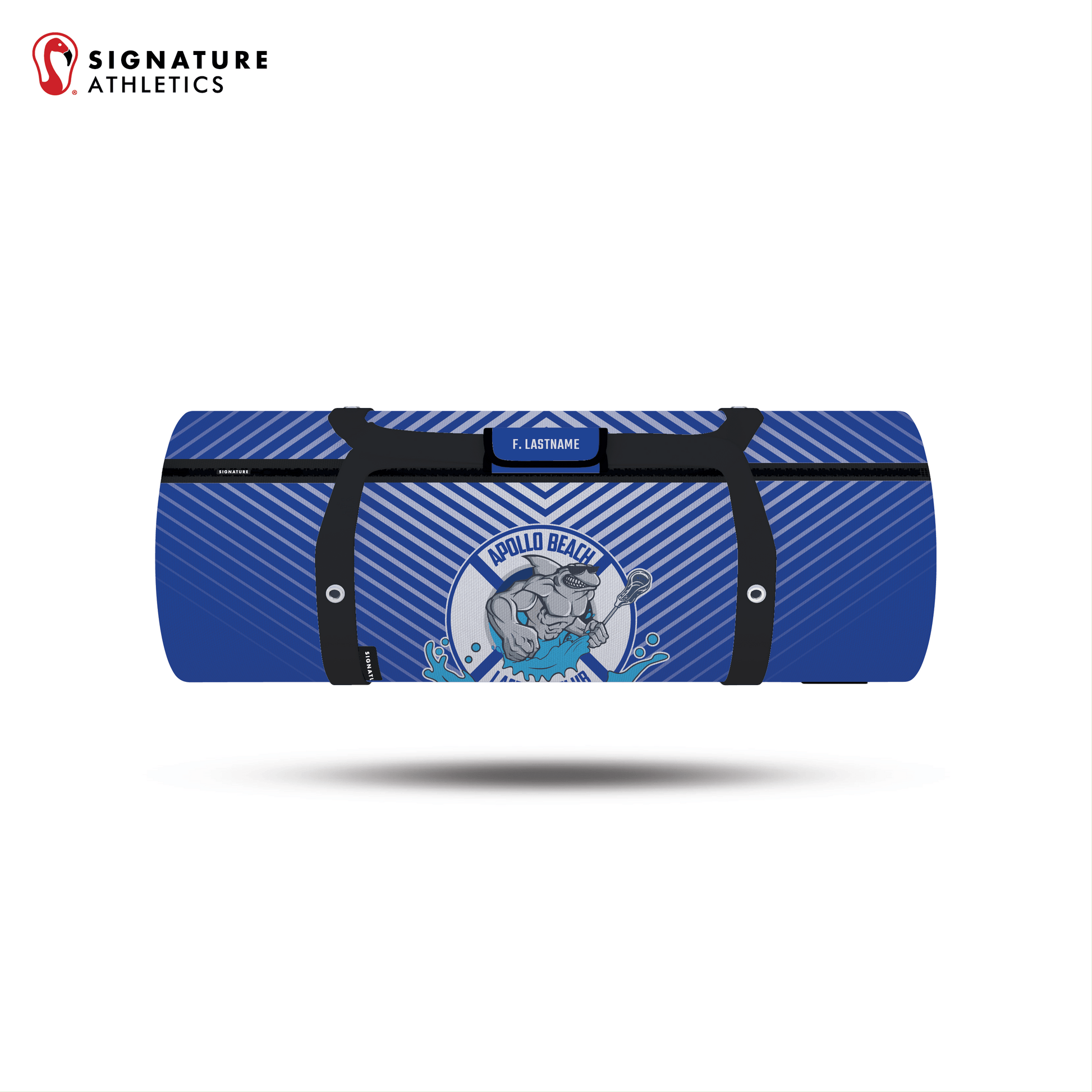 Apollo Beach Lacrosse Customizable Large Equipment Duffel Bag Signature Lacrosse