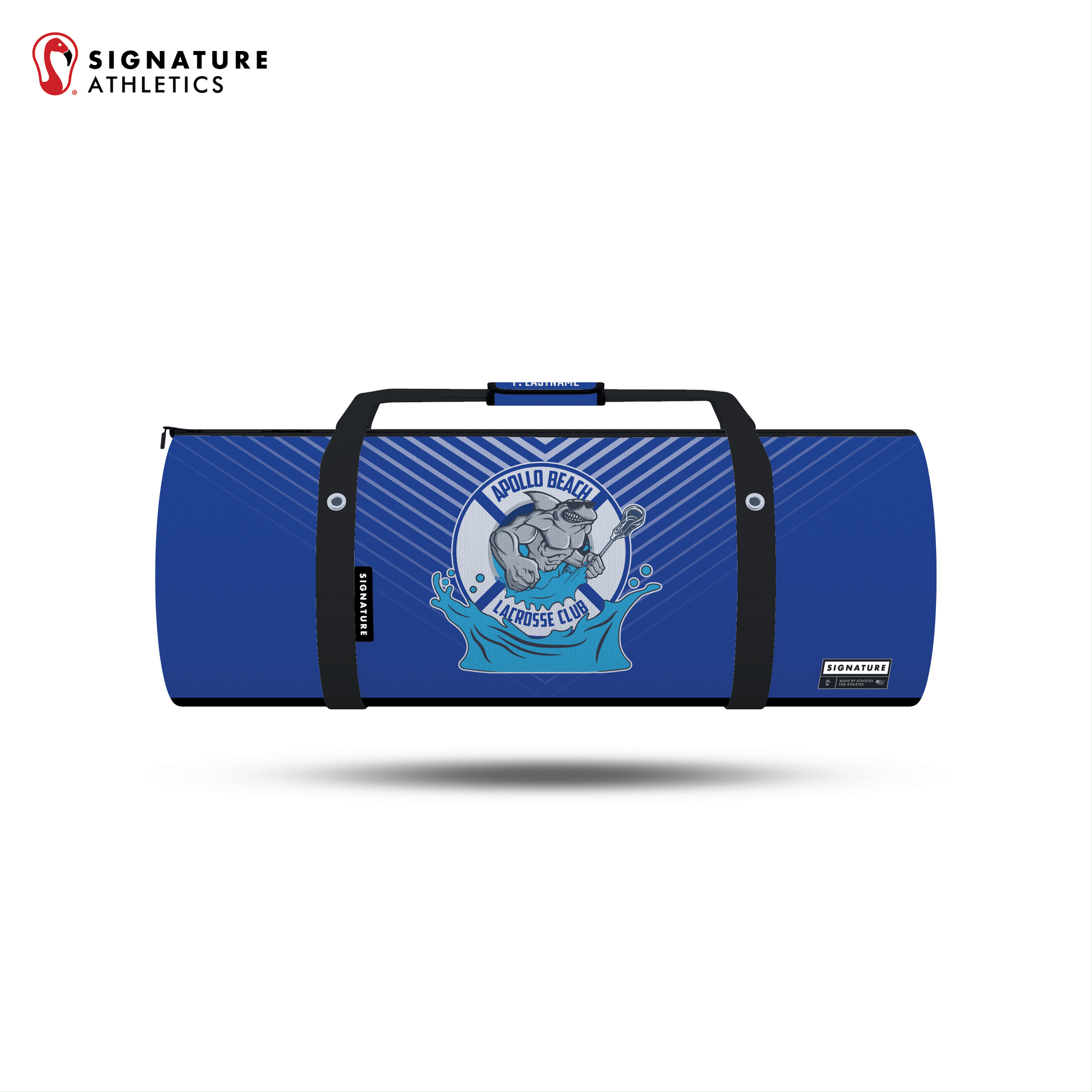 Apollo Beach Lacrosse Customizable Large Equipment Duffel Bag Signature Lacrosse