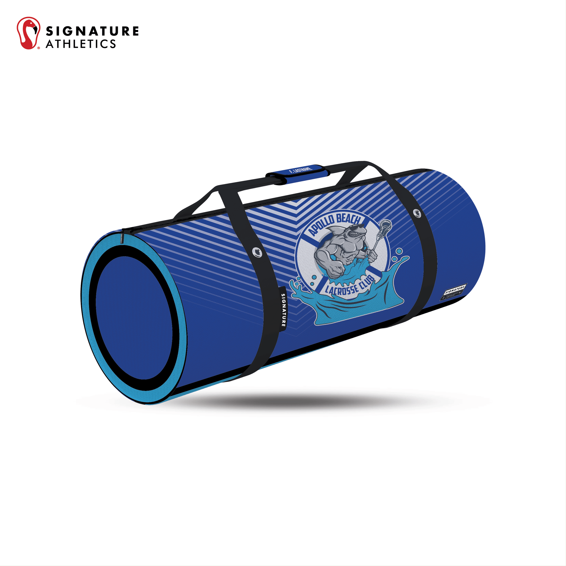 Apollo Beach Lacrosse Customizable Large Equipment Duffel Bag Signature Lacrosse