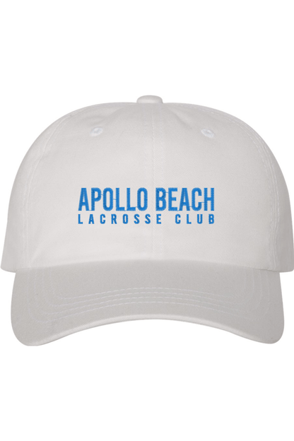 Apollo Beach Lacrosse Embroidered Dad Hat Signature Lacrosse