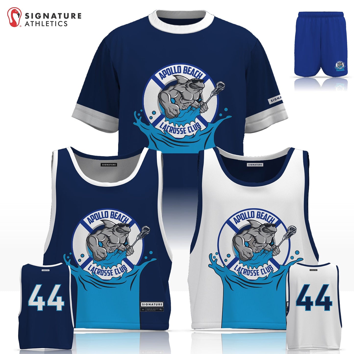 Apollo Beach Lacrosse Men's 3 Piece Player Package: Boy's Apollo Signature Lacrosse