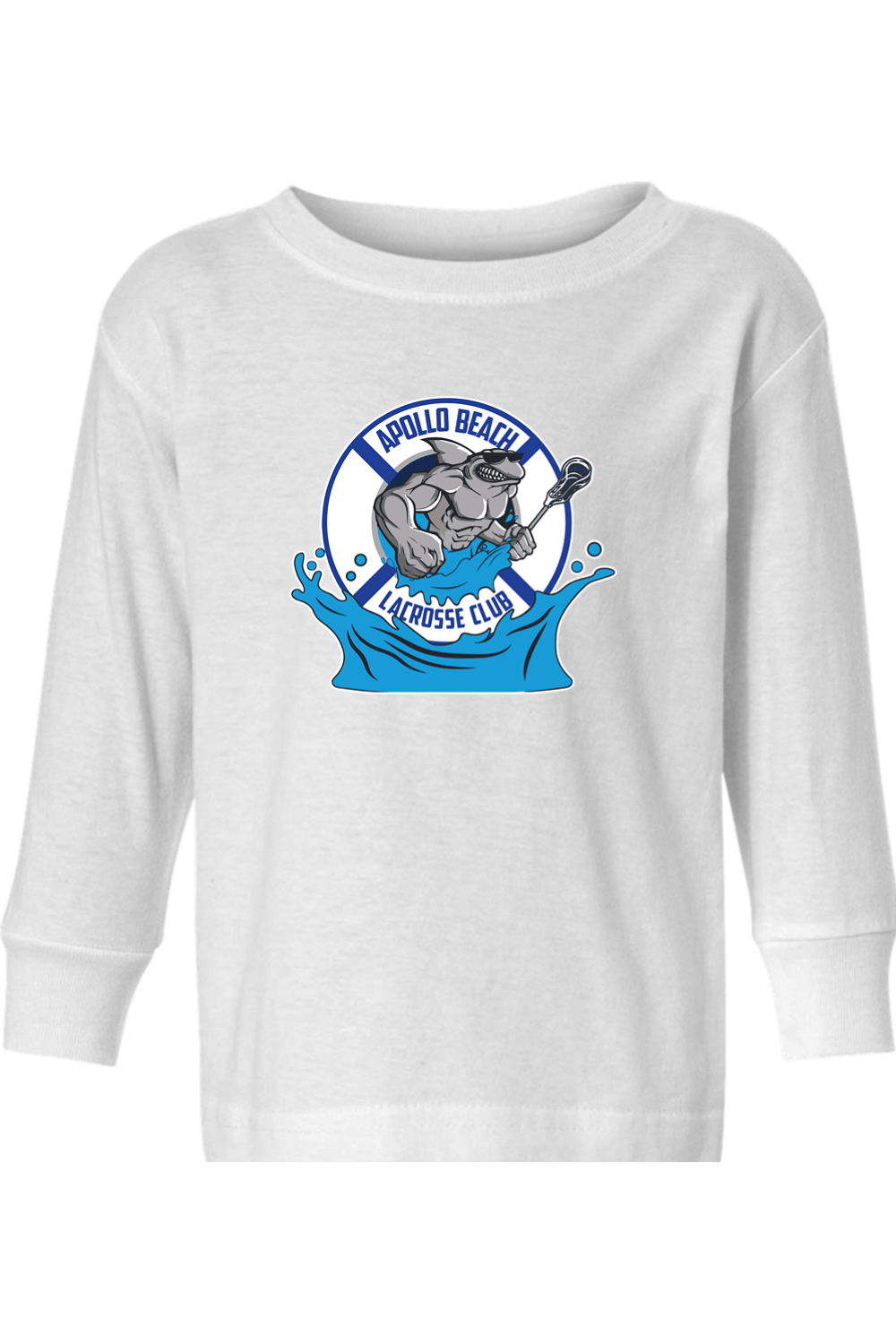 Apollo Beach Lacrosse Toddler Long Sleeve T-Shirt Signature Lacrosse