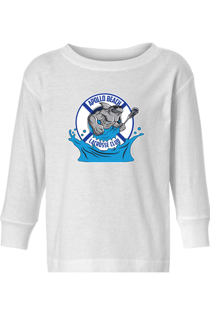 Apollo Beach Lacrosse Toddler Long Sleeve T-Shirt Signature Lacrosse