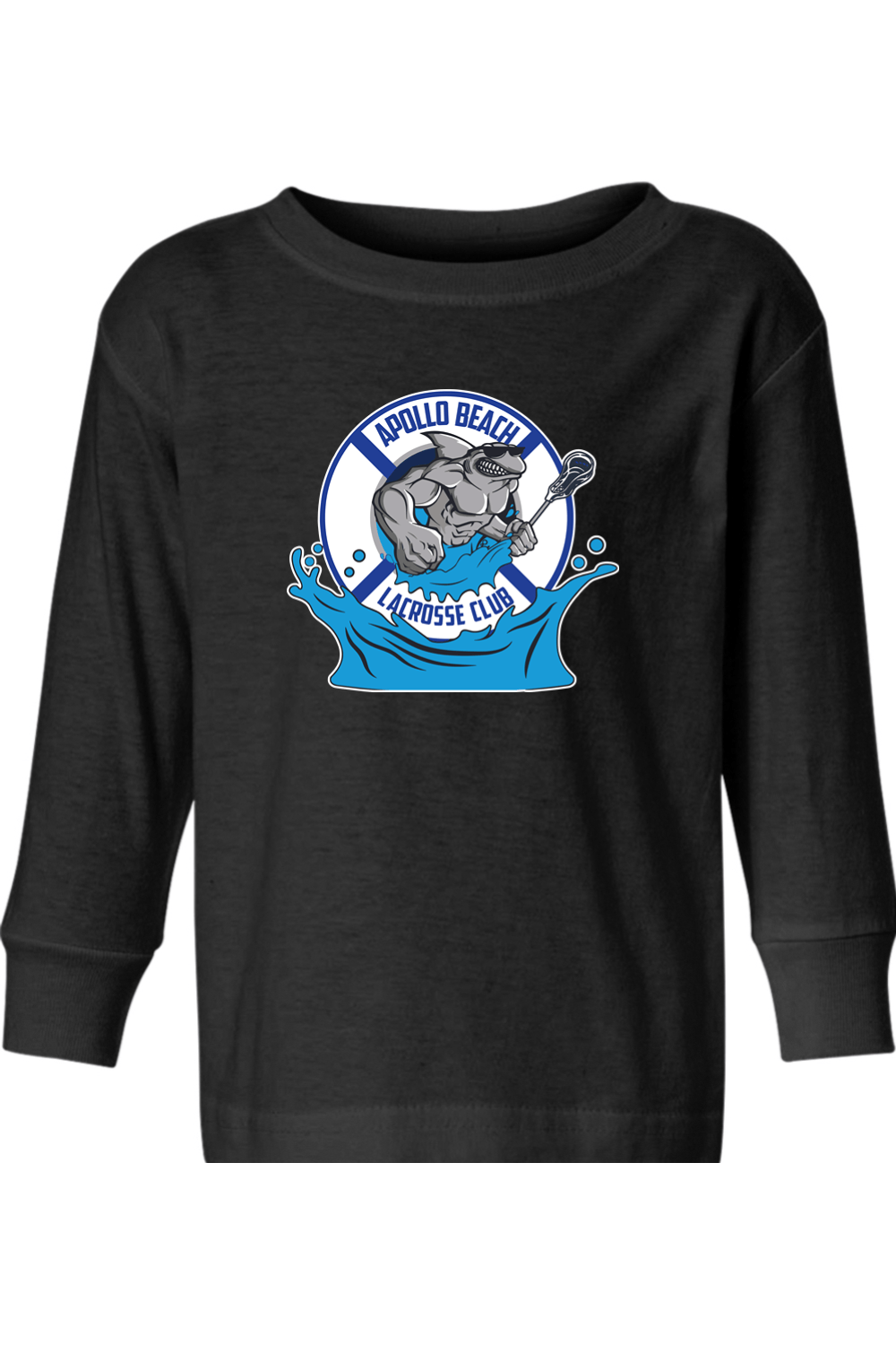 Apollo Beach Lacrosse Toddler Long Sleeve T-Shirt Signature Lacrosse