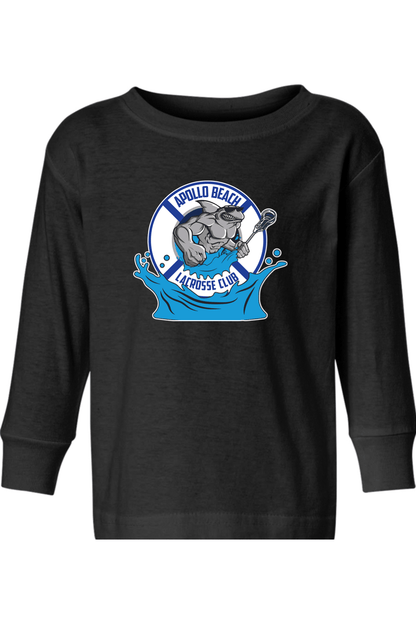 Apollo Beach Lacrosse Toddler Long Sleeve T-Shirt Signature Lacrosse