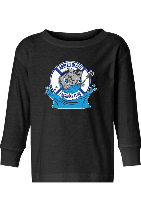Apollo Beach Lacrosse Toddler Long Sleeve T-Shirt Signature Lacrosse
