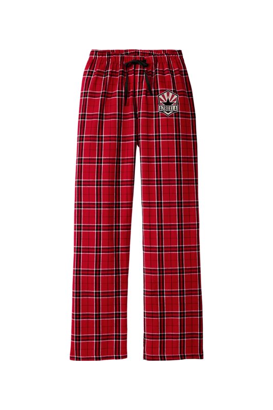 Arizona Box Lacrosse Adult Women's Flannel Plaid Pants Signature Lacrosse