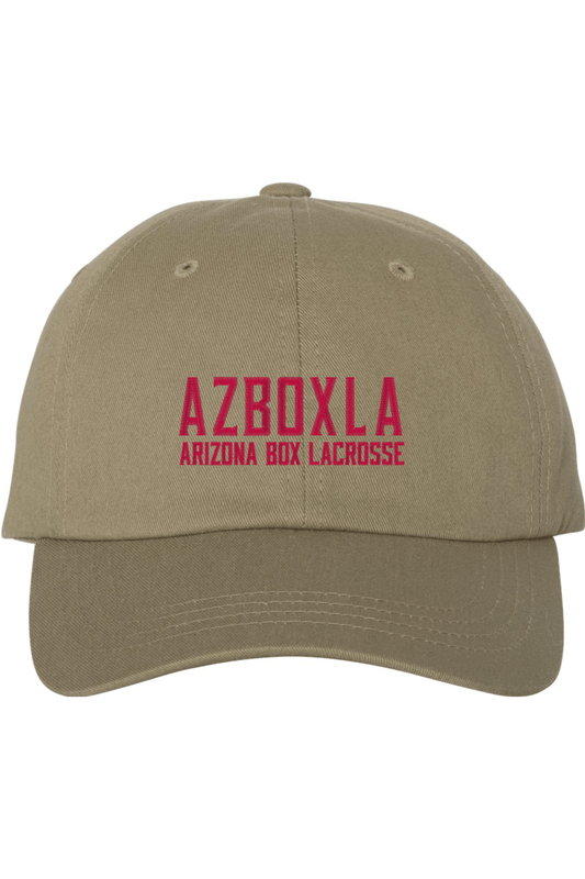Arizona Box Lacrosse Embroidered Dad Hat Signature Lacrosse