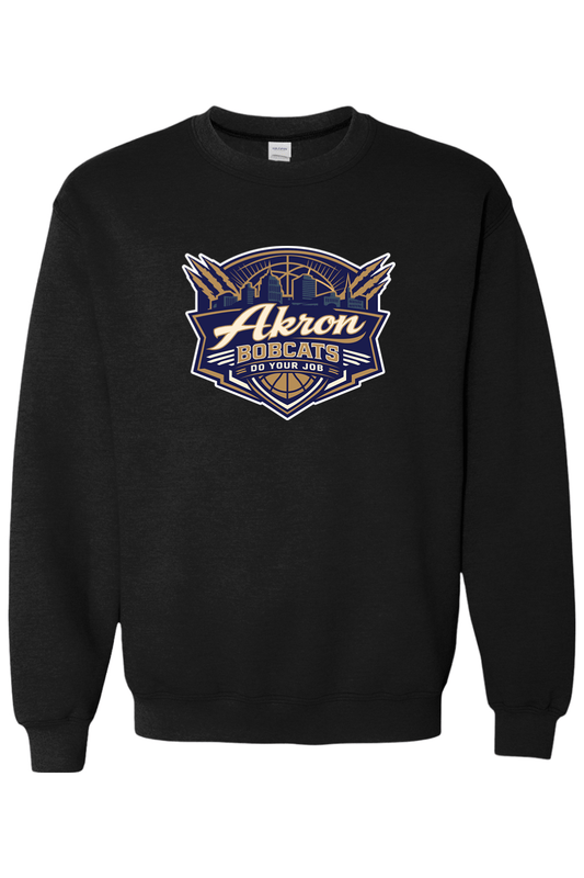 Arkron Bobcats Basketball Adult Heavyweight Sweatshirt Signature Lacrosse