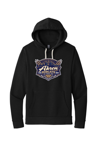 Arkron Bobcats Basketball Adult Premium Lightweight Hoodie Signature Lacrosse
