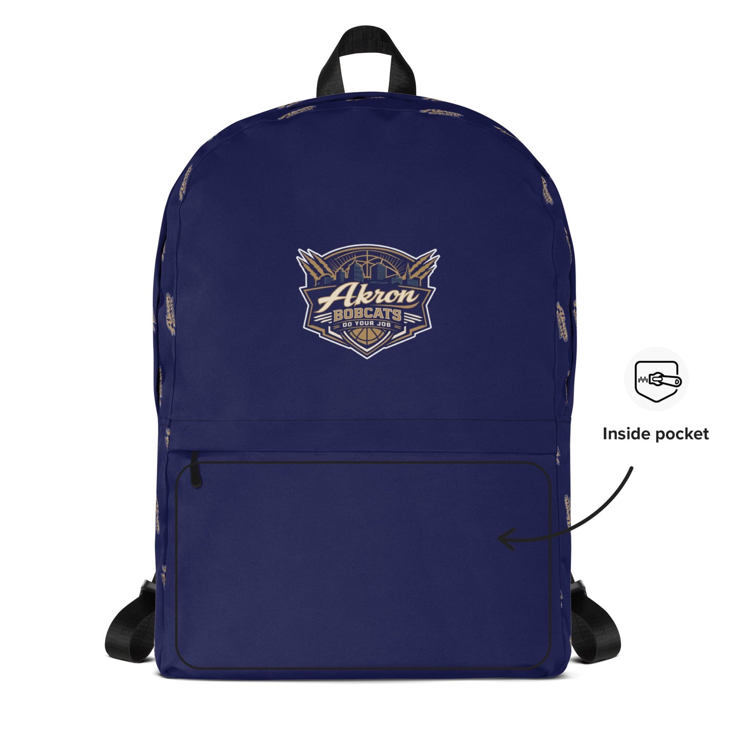 Arkron Bobcats Basketball Travel Backpack Signature Lacrosse
