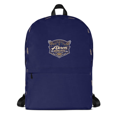 Arkron Bobcats Basketball Travel Backpack Signature Lacrosse