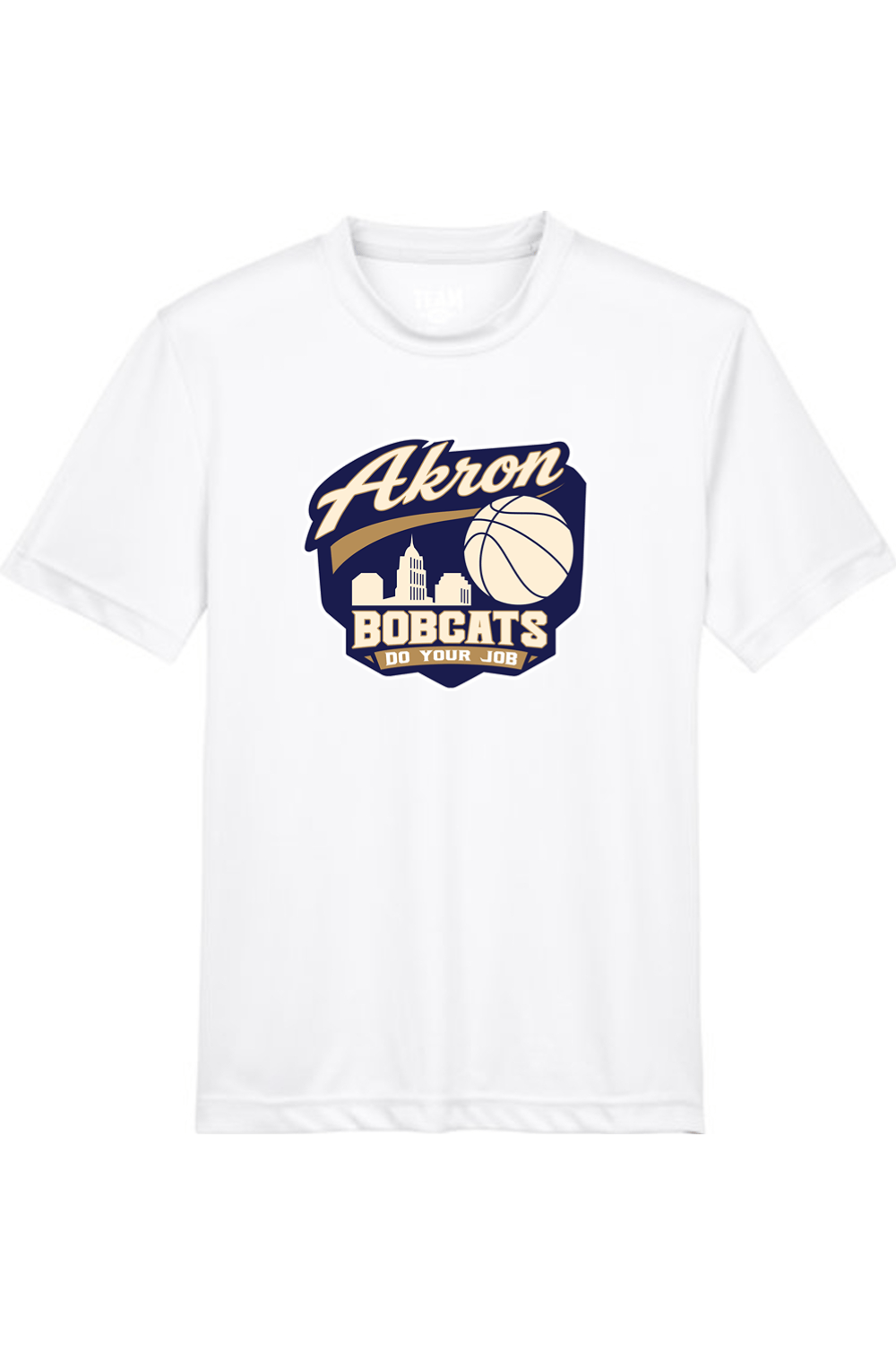 Arkron Bobcats Basketball Youth Athletic T-Shirt Signature Lacrosse
