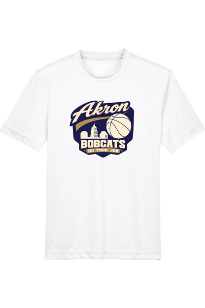 Arkron Bobcats Basketball Youth Athletic T-Shirt Signature Lacrosse