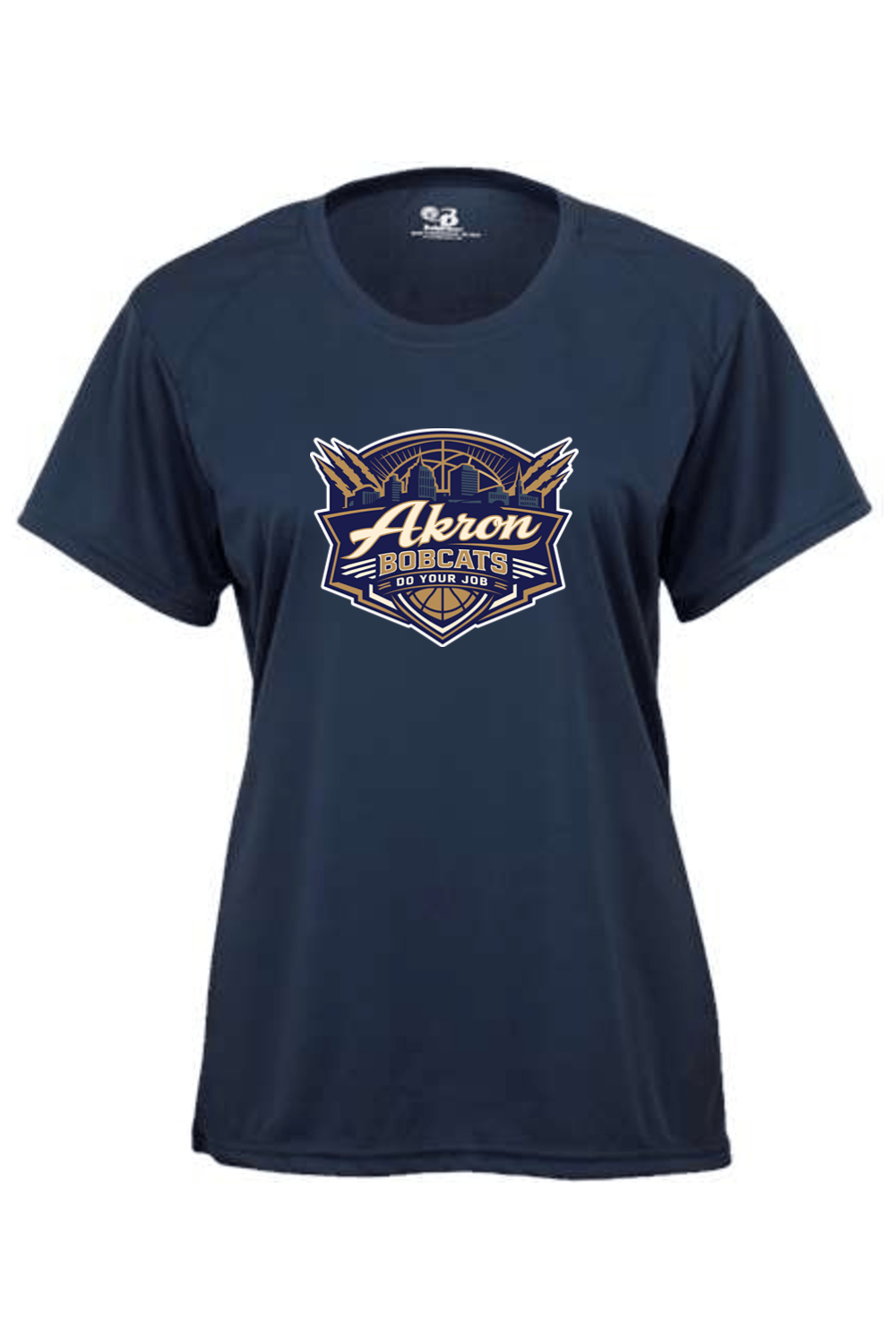 Arkron Bobcats Basketball Youth Girl's Athletic T-Shirt Signature Lacrosse
