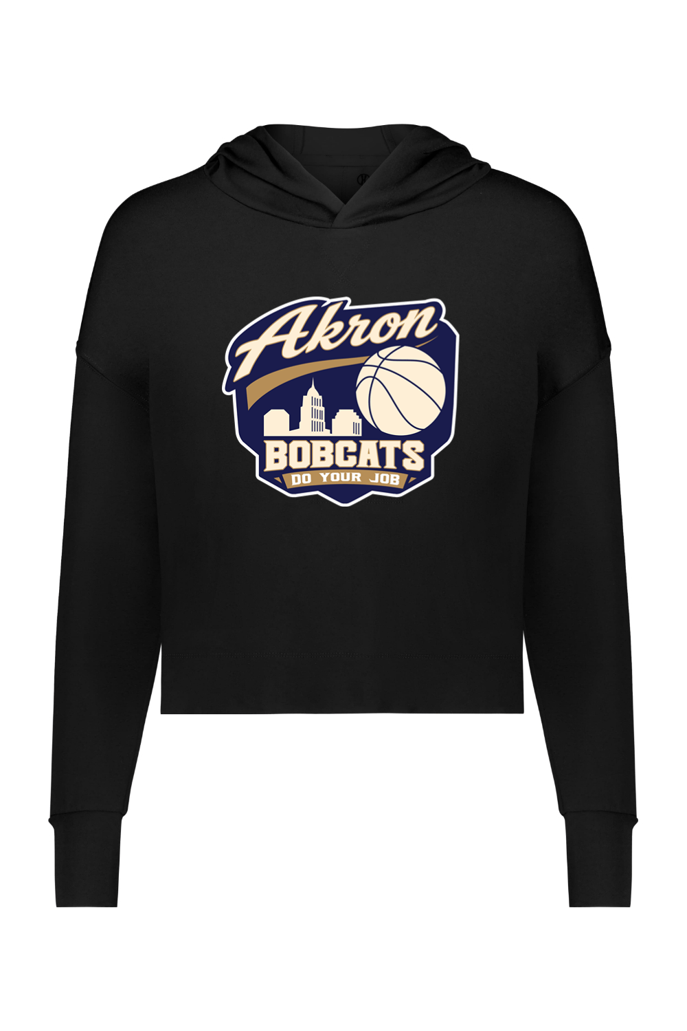 Arkron Bobcats Basketball Youth Girl's Effortless Hoodie Signature Lacrosse