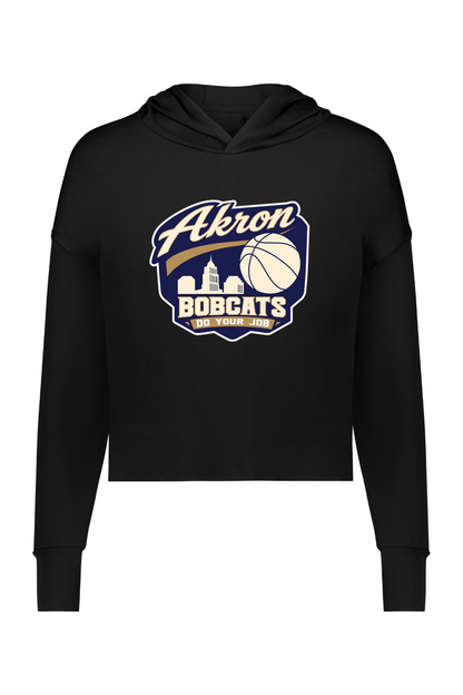 Arkron Bobcats Basketball Youth Girl's Effortless Hoodie Signature Lacrosse