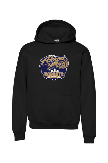 Arkron Bobcats Basketball Youth Hoodie Signature Lacrosse