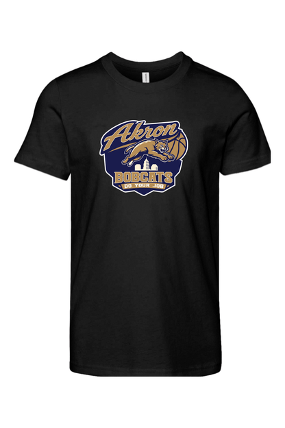 Arkron Bobcats Basketball Youth Lifestyle T-Shirt Signature Lacrosse