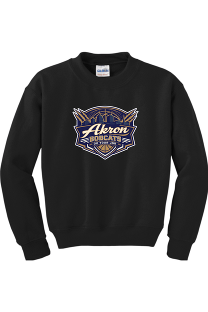 Arkron Bobcats Basketball Youth Sweatshirt Signature Lacrosse