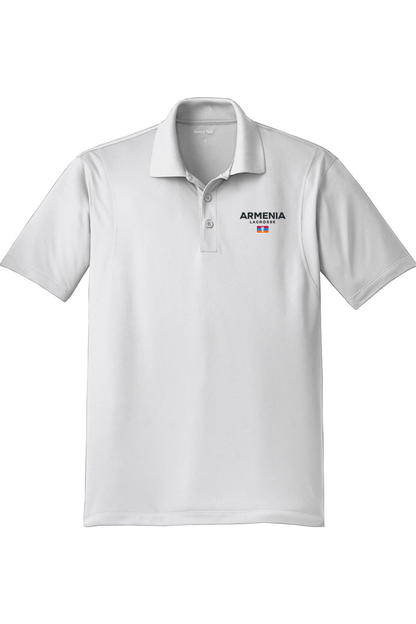 Armenia Lacrosse Adult Embroidered Athletic Polo Signature Lacrosse