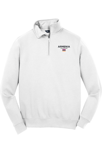 Armenia Lacrosse Adult Embroidered Quarter-Zip Pullover Signature Lacrosse